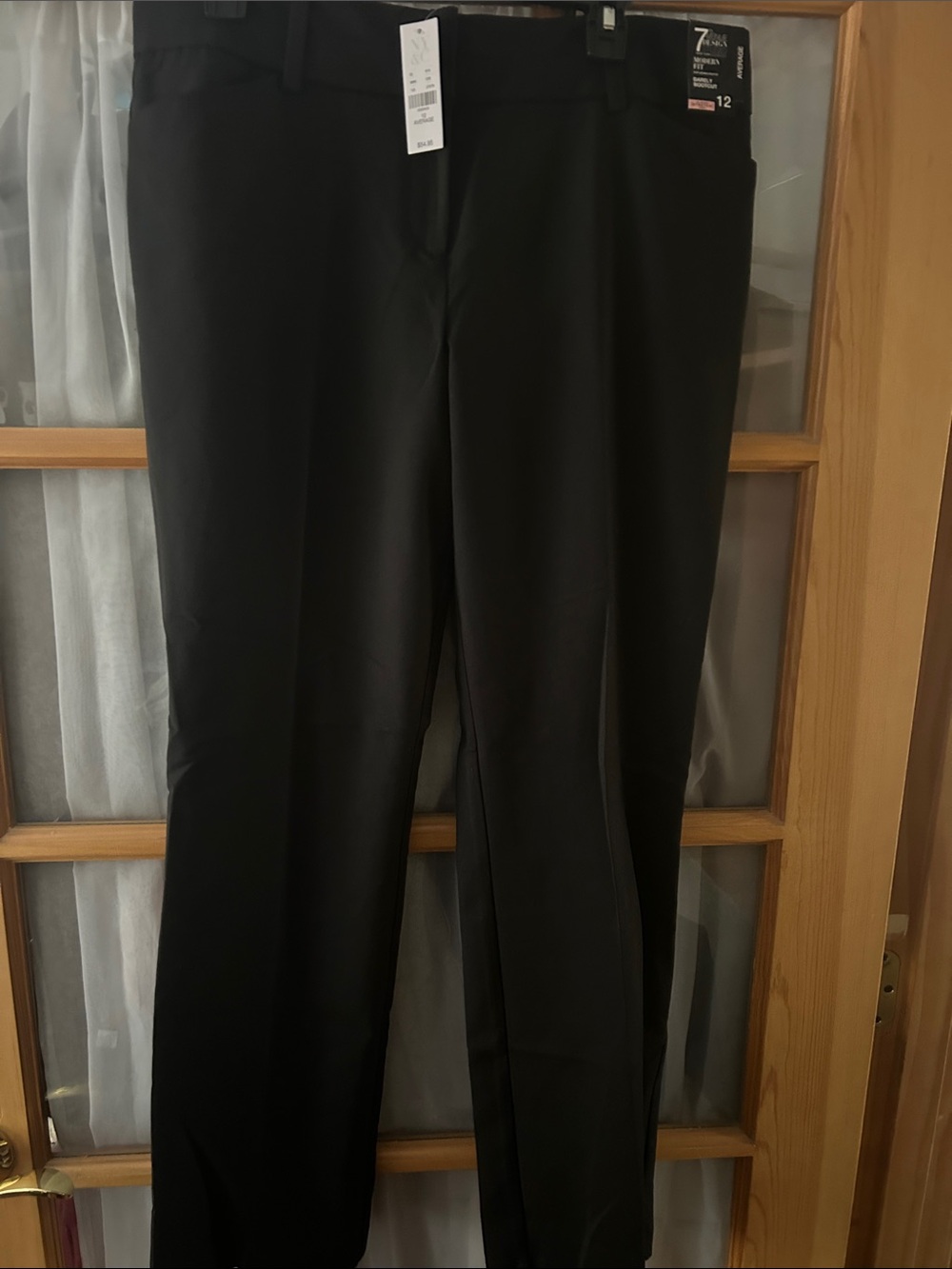 NWT NY&C 7th Avenue Design Studio Barely Bootcut Black Dress Pants